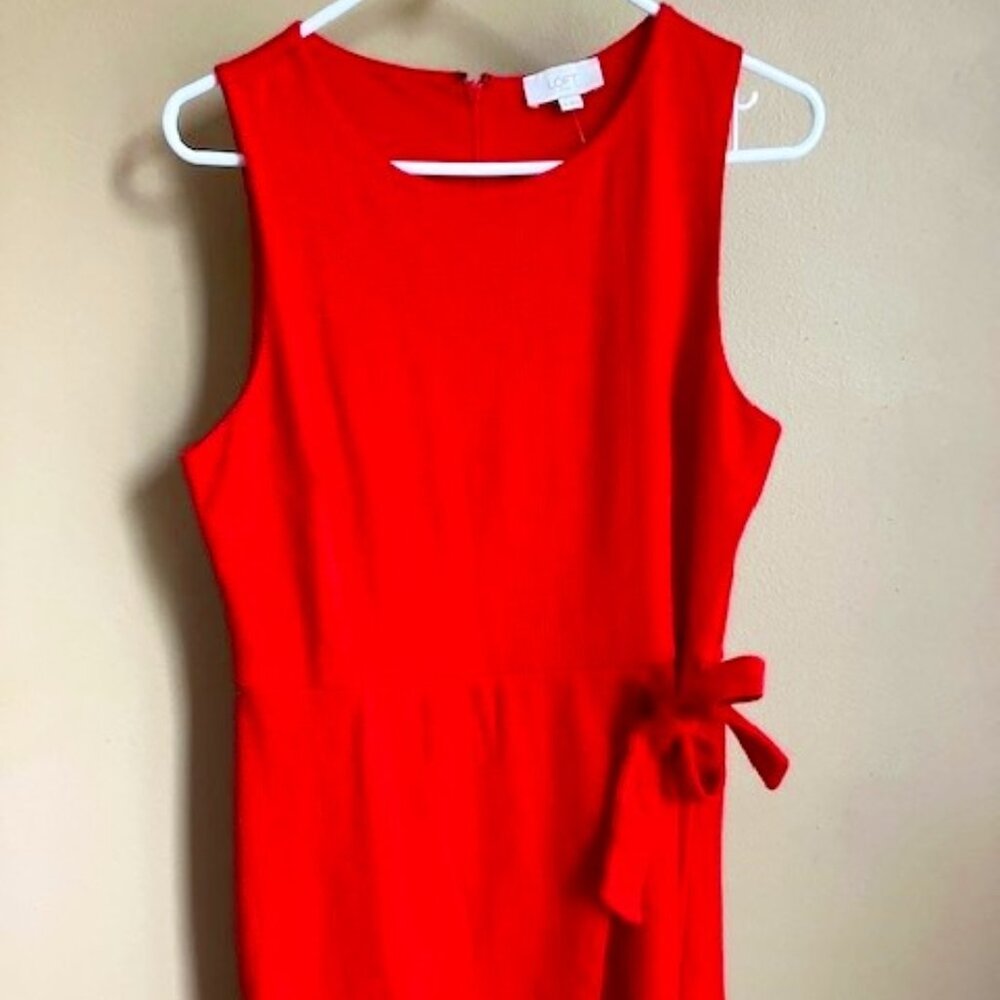 LOFT NWT - Red wrap dress